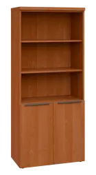 SIN 5 - 8DN3 kancelářská skříň, 2-dveřová/nika, 1820x800x400, olše jantar